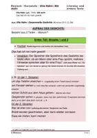 Vorschau - Arbeitsblätter - Ulla Hahn: Nie mehr (Gedichtinterpretation) - Seite 3