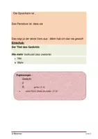 Vorschau - Arbeitsblätter - Ulla Hahn: Nie mehr (Gedichtinterpretation) - Seite 2