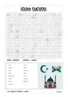 Vorschau - Arbeitsblätter - Islam Suchsel / Buchstabengitter - Seite 3