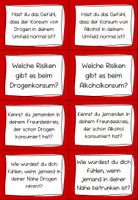 Vorschau - Aufgabenkarten - Gesprächskarten Gesprächsanlässe zum Thema Drogen und Alkohol (Suchtprävention) - Seite 2