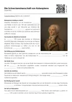 Vorschau - Arbeitsblätter - Die Schreckensherrschaft von Robespierre (Lückentext und Übungen) - Seite 1