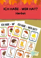 Vorschau - Spiele - Materialpaket: ICH HABE - WER HAT? Jahreszeiten - Seite 1