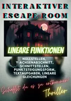 Vorschau - Spiele - Lineare Funktionen - Die Villa - interaktiver Escape-Room - Deckblatt