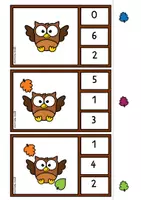 Vista previa - Juegos / Gamificación - Cantidades hasta 10 - Tarjetas de pinzas - Paquete de estaciones del año - página 3