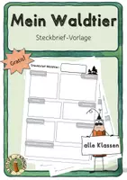 Vorschau - Spiele - Materialpaket Wald Klasse 3-6 - Deckblatt