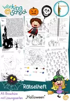 Vorschau - Arbeitsblätter - Halloween Rätsel - Deckblatt
