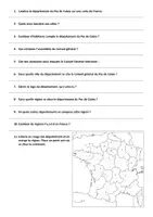 Aperçu - Préparation de séance / Séance complète - Où est-ce que j'habite ? Le Pas-de-Calais - Page 2
