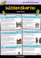 Vorschau - Bildkarten - Wissenskartei - Apartheid | Kolonialzeit | Afrika kolonialisierung - Deckblatt