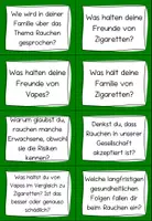 Vorschau - Aufgabenkarten - Gesprächskarten Gesprächsanlass zum Thema Rauchen, Vapes, Zigaretten (Suchtprävention) - Seite 2