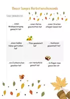 Vorschau - Arbeitsblätter - Finde jemanden ... Herbstedition - Deckblatt