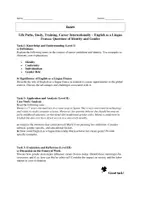 Vorschau - Test - Klausur- Q1 - Englisch - Questions of gender and identity - Seite 1