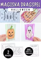 förhandsvisning - Magiskt dragspel - halloween - försättsblad