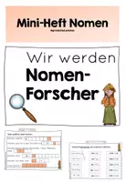 Vorschau - Arbeitsblätter - Mini-Heft Wir werden Nomenforscher - Deckblatt