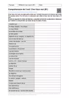 Vorschau - Arbeitsblätter - Francophonie: Mes projets d'avenir (B1/B1+) - Deckblatt