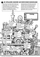 Vorschau - Unterrichtsreihen - Sinnentnehmendes Lesen: Intelligenz-Maschine löst Allgemeinwissen-Rätsel (D-A-CH, schwarz-weiß-Version) - Seite 3