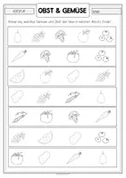 Vorschau - Arbeitsblätter - OBST UND GEMÜSE Hörspur 1. Klasse - Seite 3