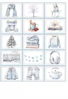 Vorschau - Arbeitsblätter - winterliches weihnachtliches Deutschpaket - Seite 1