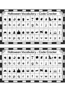 Vorschau - Aufgabenkarten - Halloween Vocabulary - Puzzle Task Cards - Seite 1