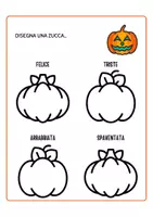 anteprima - Esercizi - Attività Autunnale - Gioca e Impara la ZUCCA! - Pagina 1