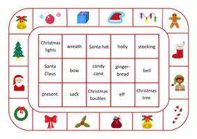 förhandsvisning - Engelska Christmas spel - sida 1