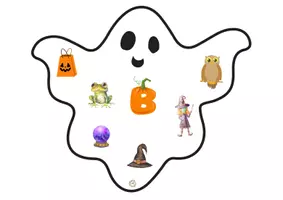 Vista previa - Tarjetas / Manipulativos - Caça de lletres fantasmals - página 3