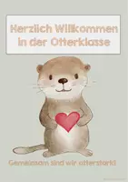 Vorschau - Bildkarten - Otter - Otterklasse - Willkommen - Türschild - Klassenraumdeko - Seite 3