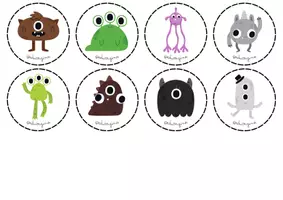 Vista previa - Hojas de trabajo - PACK 16. Monstruos - página 3