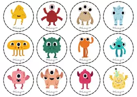Aperçu - Feuilles d'exercices - Colourful monster (reading comprehension) - Page 1