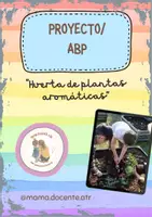 Vista previa - Para docentes: organización, planificación y formación - Proyecto "Huerta de plantas aromáticas" Infantil - Portada