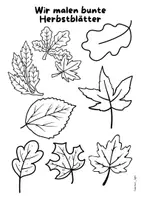 Vorschau - Mal- und Bastelvorlagen - Herbst: Kreative Erkundung der Jahreszeit/ Wald/ Gedichte - Seite 3