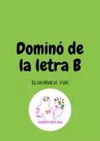 Vista previa - Juegos / Gamificación - Dominó palabra-imagen letra B, por @maestrapt.lau - Portada