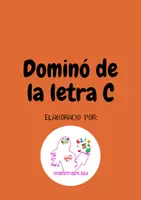 Vista previa - Juegos / Gamificación - Dominó palabra-imagen letra C, por @maestrapt.lau - Portada