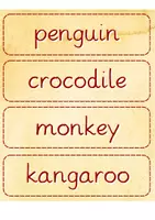Vorschau - Bildkarten - zoo animals - Wort- und Bildkarten / word- and flashcards - Seite 2