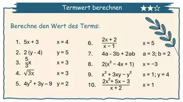 Vorschau - Präsentationen/Tafelbilder - Sammlung täglicher Übungen: Terme - Seite 3