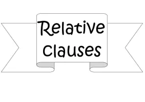 Vorschau - Präsentationen/Tafelbilder - Tafelbild relative clauses - Deckblatt