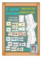Vorschau - Präsentationen/Tafelbilder - I verbi italiani. Material für die Tafel und Schüler - Deckblatt