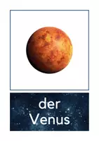 Vorschau - Poster - Bild- und Wortkarten - Sonnensystem Deutsch / DaF / DaZ - Seite 3