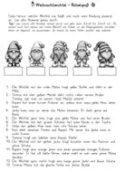 Vorschau - Arbeitsblätter - Weihnachtswichtel-Rätselspaß Leserätsel ab Klasse 3 - Seite 2