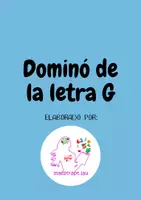 Vista previa - Juegos / Gamificación - Dominó palabra-imagen letra G, por @maestrapt.lau - Portada