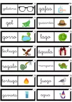 Vista previa - Juegos / Gamificación - Dominó palabra-imagen letra G, por @maestrapt.lau - página 2