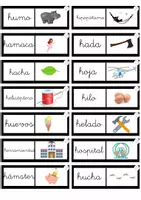 Vista previa - Juegos / Gamificación - Dominó palabra-imagen letra H, por @maestrapt.lau - página 1