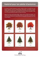 Aperçu - Feuilles d'exercices - Atelier d‘automne | 6 arbres à bricoler et à poser - Page 1