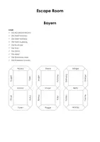 Vorschau - Stundenentwürfe - Escape Room zum Bundesland Bayern - Deckblatt