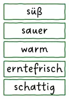 Vorschau - Fördermaterial/Inklusion - Adjektive zur Jahreszeit Herbst - Seite 3