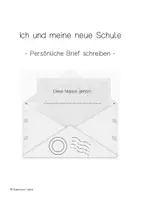Vorschau - Unterrichtsreihen - Arbeitsheft/ Unterrichtsreihe "Einen Brief schreiben", Deutsch, Klasse 5, ca. 10-12 Stunden - Seite 1