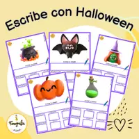 Vista previa - Hojas de trabajo - Escribe con Halloween - Portada