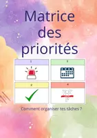 Aperçu - Apprentissages en autonomie - matrice des priorités - Page de couverture