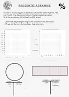 Vorschau - Arbeitsblätter - Prozentdiagramme 3-fach differenziert - Seite 1