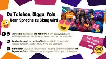 Vorschau - Unterrichtsreihen - Du Talahon, Digga, Yolo - Wenn Sprache zu Slang wird - Seite 2