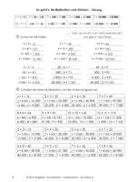 Vorschau - Arbeitsblätter - Mathe Grundwissen - Kopfrechnen: Multiplikation & Division - Probe - Seite 3